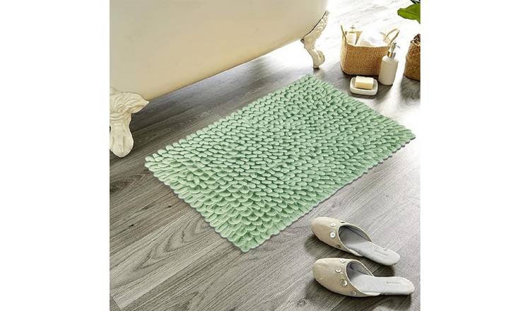 New Edge Blinds Jumbo Loop Bath mat 80cm x 50cm - Sage Green