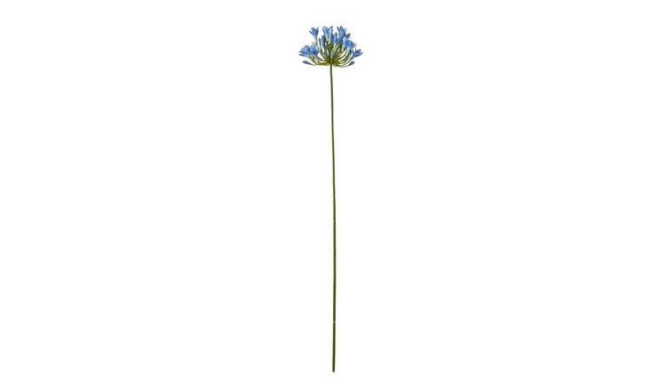 Hill Interiors Agapanthus Artificial Flower Spray - Blue