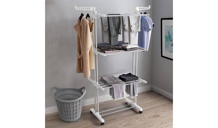 Neo 4 Tier Clothes Horse Drying Rack - White