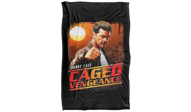 Mortal Kombat 2 Johnny Cage Caged Vengeance Blanket - 152cm x 127cm