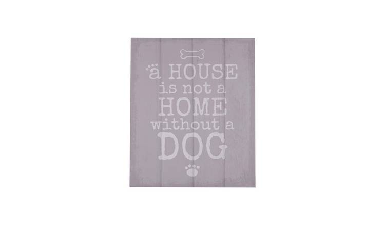 Orsina Madera Dog Wall Plaque