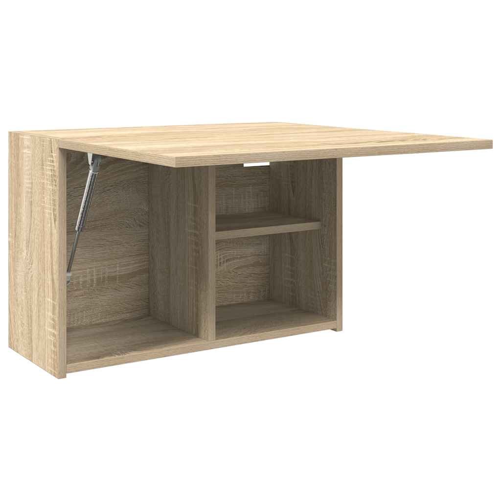 Walplus Engineered Wood Bathroom Wall Cabinet - Sonoma Oak - 60 x 25 x 40 cm - Image 5