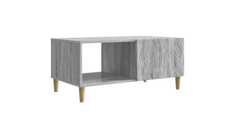 Walplus Patterned Coffee Table - Grey Sonoma - 90 x 50 x 40 cm