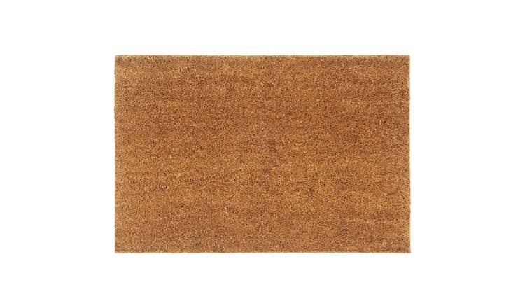 Walplus 16 mm Thick Coir Door Mat - Natural - 60 x 90 cm
