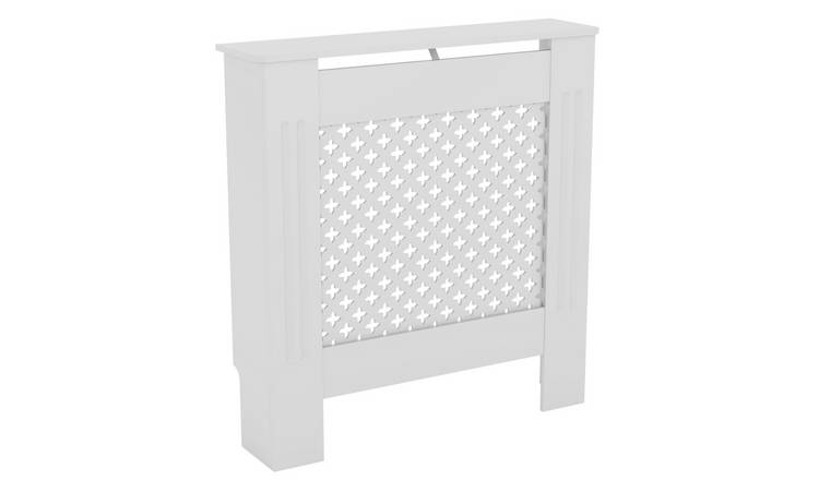 Vida Designs Oxford Small Radiator Cover - White