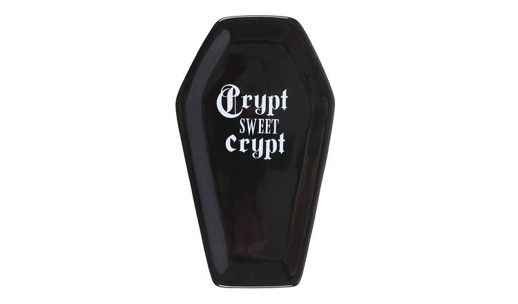 Something Different Crypt Sweet Crypt Coffin Trinket Tray - Black