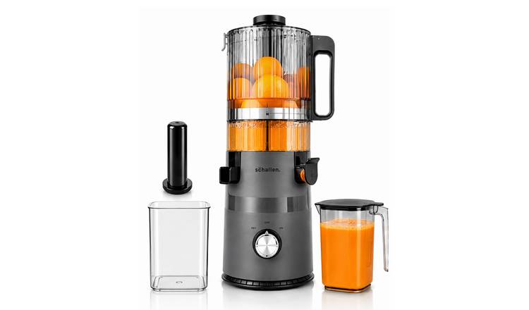 Schallen Juicer Machine 1.5L with 2 Jugs, Pre-Cutting Function & Large Chute