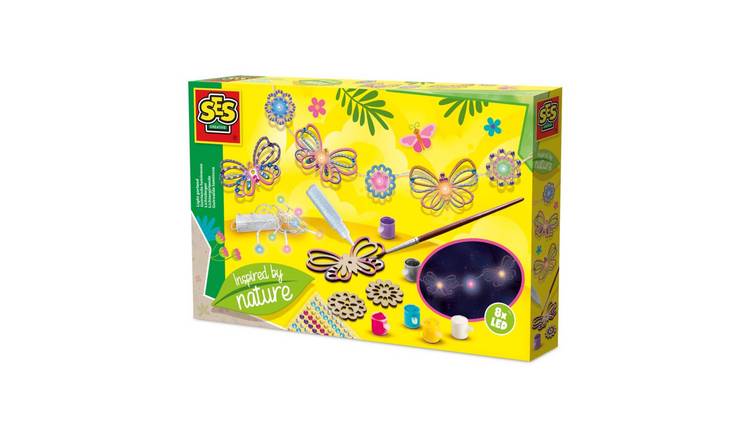 SES Creative Paint Your Own Light Garland Craft Set
