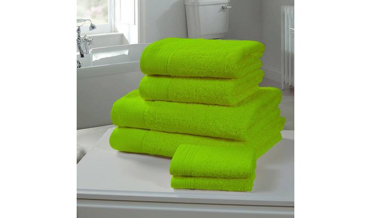 Rapport Home Chatsworth 6PC Towel Bale - Lime