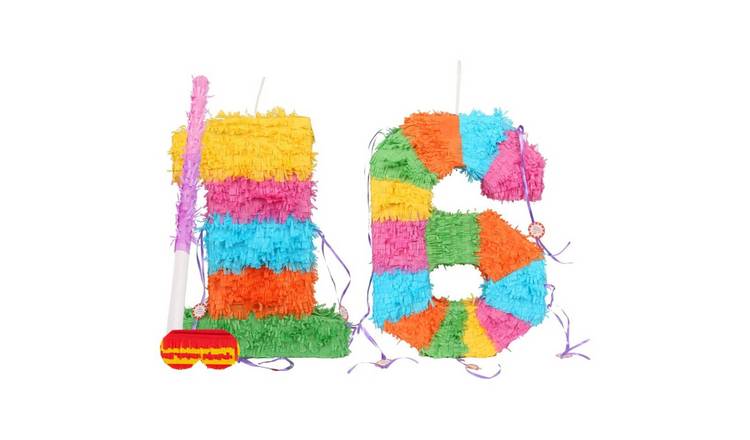 Fax Potato Fax Potato Pinata Set with Stick & Blindfold - 16th Birthday