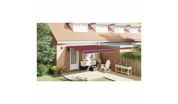 Walplus Electric Polyester - Burgundy - 400x300 cm - Anthracite Frame