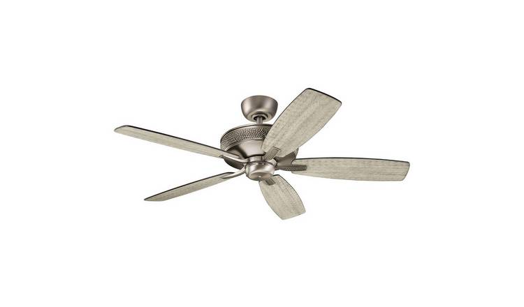 Elstead Monarch Ceiling Fan - Burnished Antique Pewter
