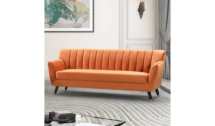 Artemis Home Morgan 3 Seat Sofa - Orange