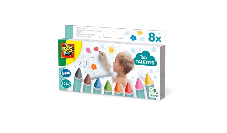 SES Creative Bath Crayons Kids 8 Piece Craft Set