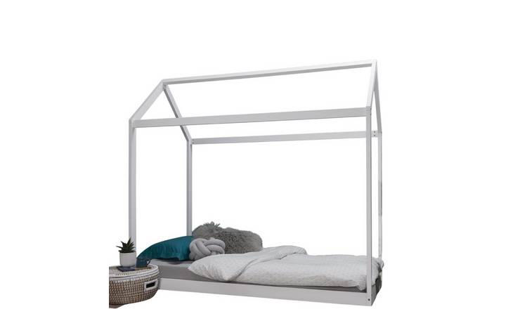 Noa & Nani Kara Single 4 Poster Bed Frame - White