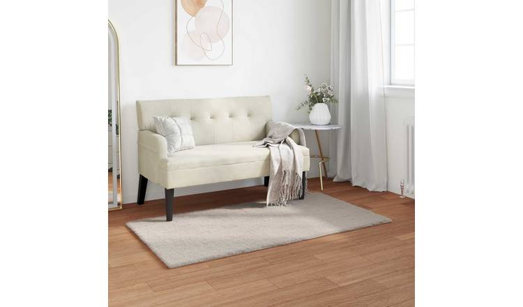 Walplus Olite Polyester Faux Fur Rug - Beige - 60 x 110 cm