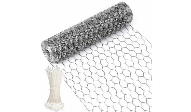 Vivo Technologies Chicken Wire Mesh Fence Plant Support - 40cm x 10m