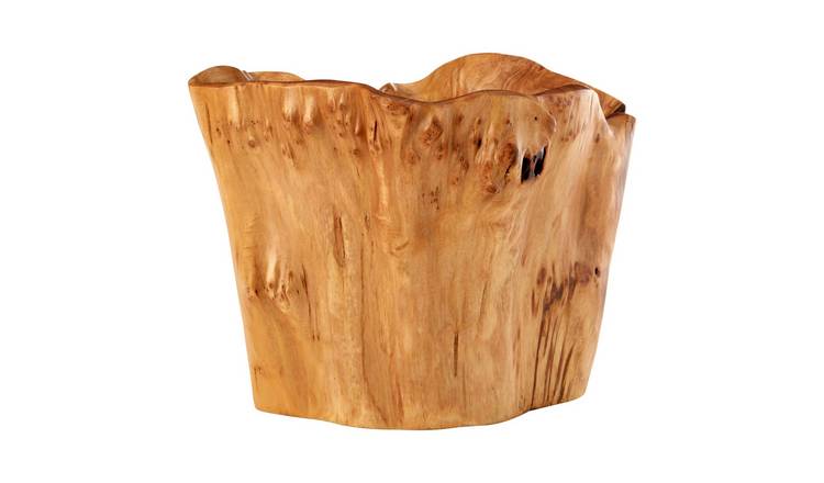 Orsina Savin Cedarwood Tall Serving Bowl - Natural