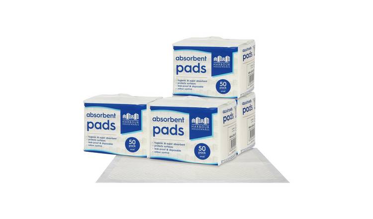 Harbour Housewares Disposable Incontinence Bed Pads -  Pack of 200