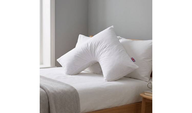 Homescapes Super Microfibre Orthopaedic V Shaped Pillow
