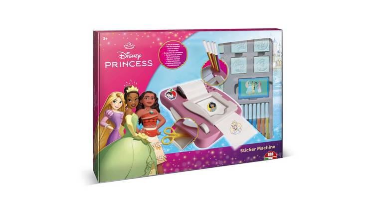 Disney Princess Sticker Machine by Multiprint – Kids Craft & Stationery Set