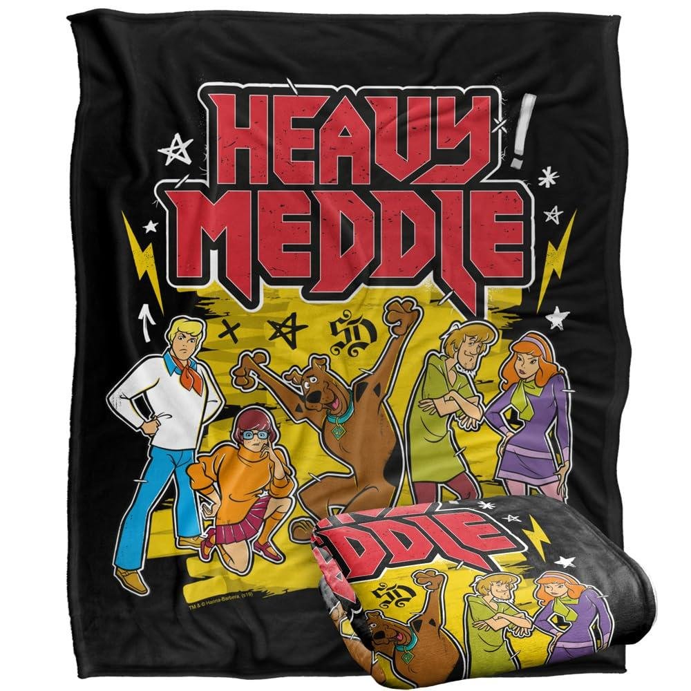Scooby Doo Heavy Meddle Soft Touch Blanket - 152cm x 127cm - Image 2