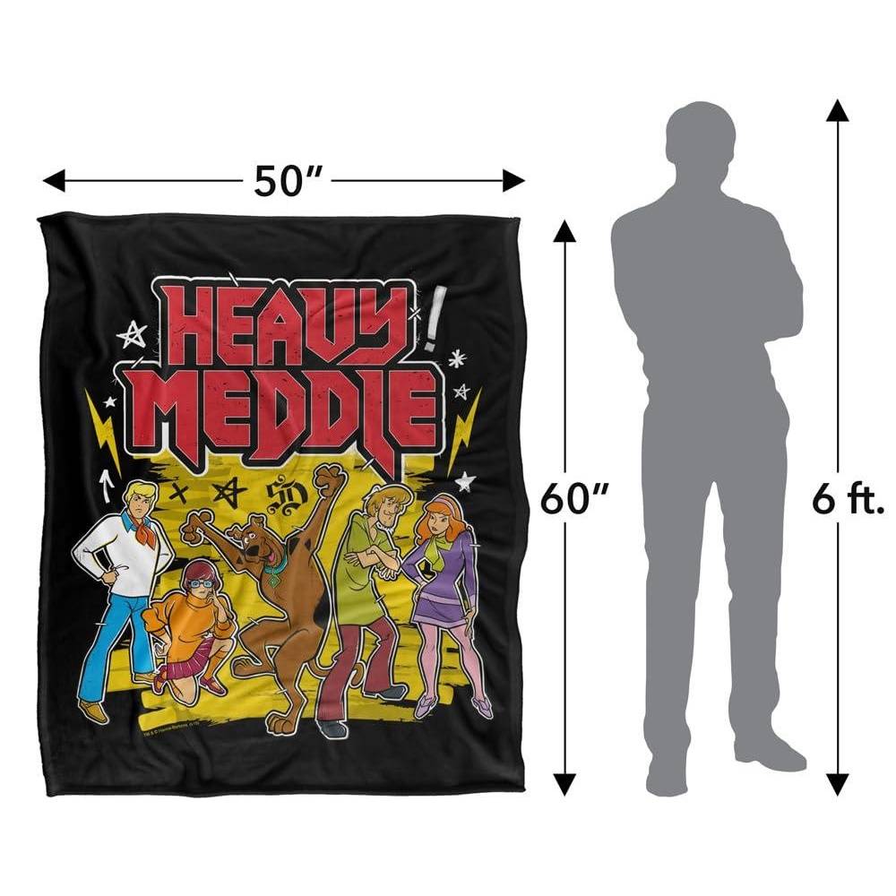 Scooby Doo Heavy Meddle Soft Touch Blanket - 152cm x 127cm - Image 4