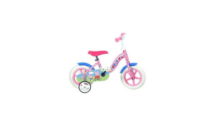 Dino Bikes Peppa Pig 10" Kids Bike - Pink