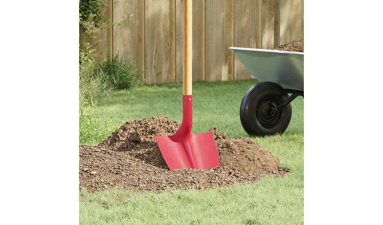 Walplus Pack of 4 Steel Shovel Head - Red - 27.5 x 39.5 cm