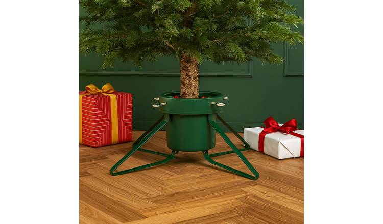 Neo Christmas Tree Stand for Real Trees - Green