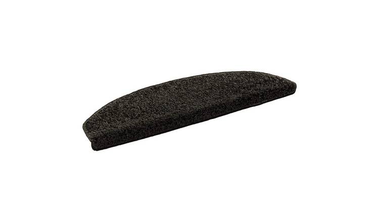 Walplus Pack of 15 700 G/m2 Pile Stair Mats - Anthracite - 80 x 24.5 cm