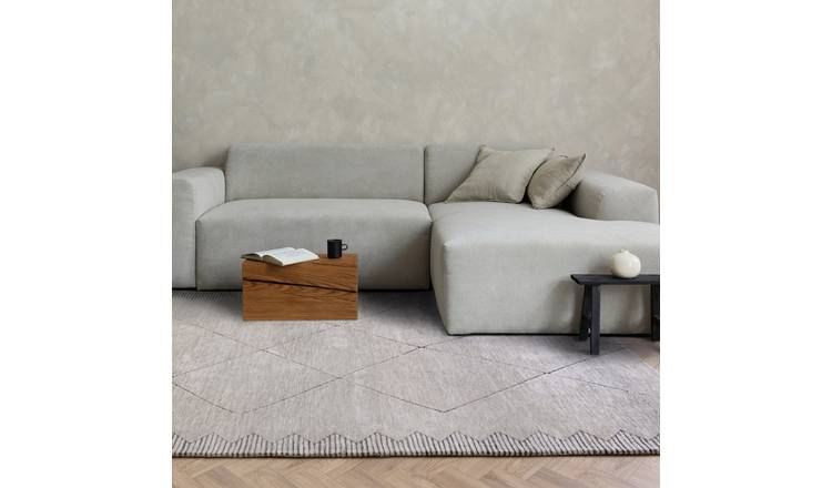 Mega Flooring Grey Modern Abstract Rug - 160 x 230cm