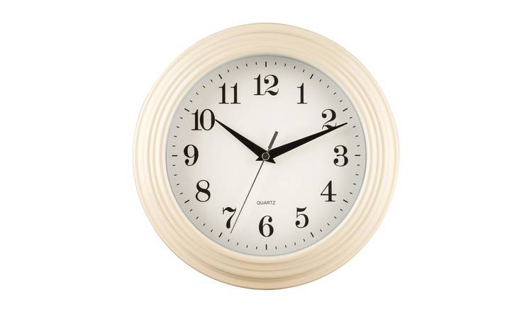 Orsina Elliot 25cm Dia Vintage Wall Clock - Cream