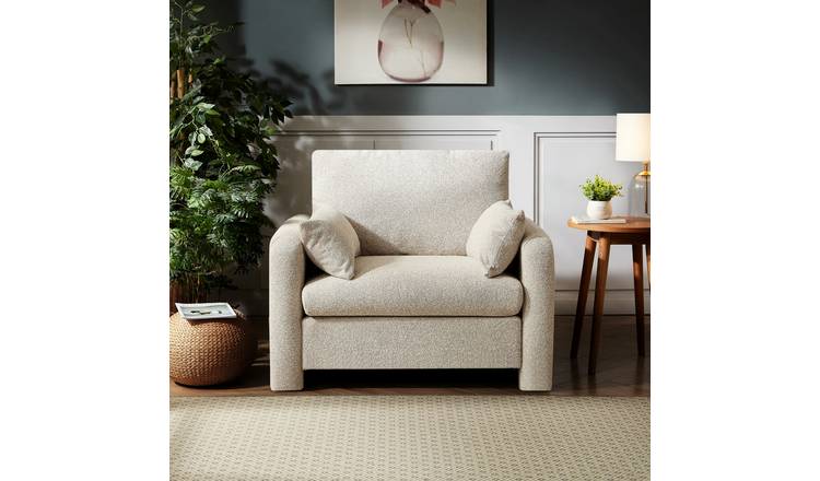 Artemis Home Shorewood Fabric Armchair - Oatmeal