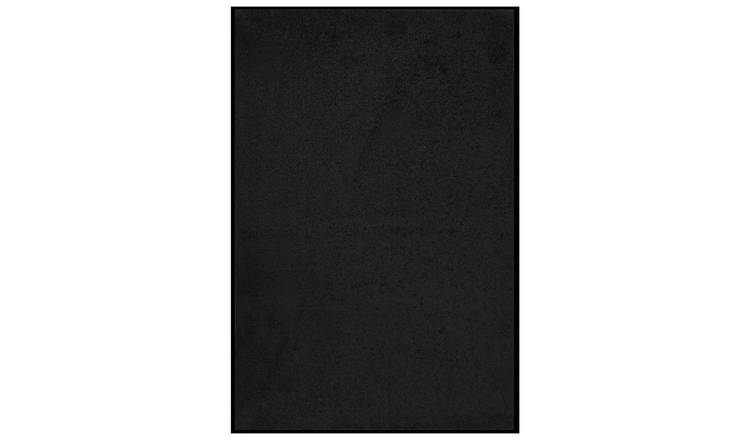 Walplus 9mm Thick Polypropylene Doormat - Black - 80 x 120 cm
