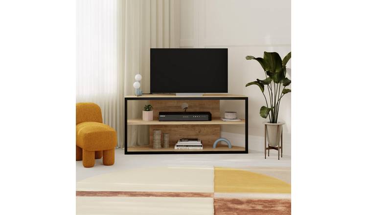Decortie Echo Corner particleboard TV Unit - Oak