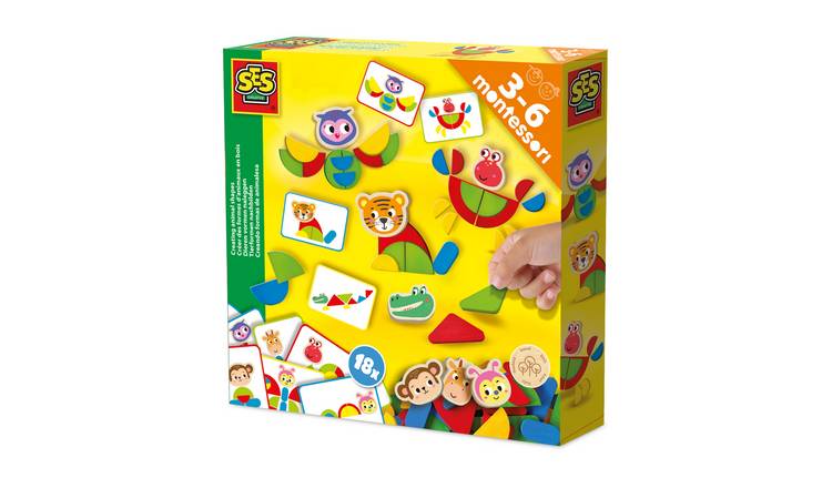 SES Creative Montessori Creating Animal Shapes Craft Set