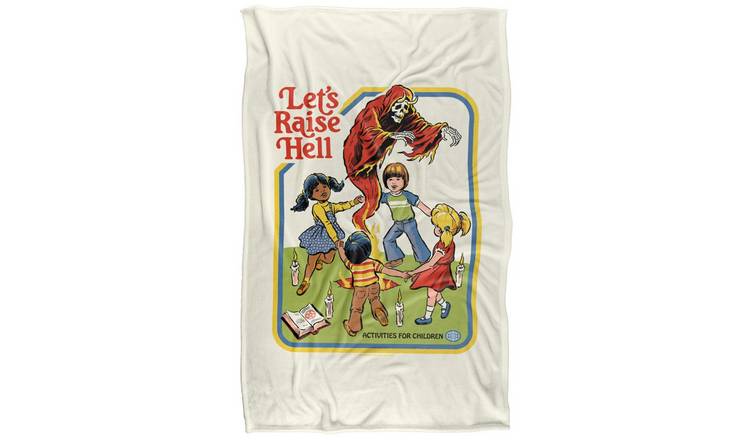 Steven Rhodes Lets Raise Hell Soft Touch Blanket - 147cm x 91cm
