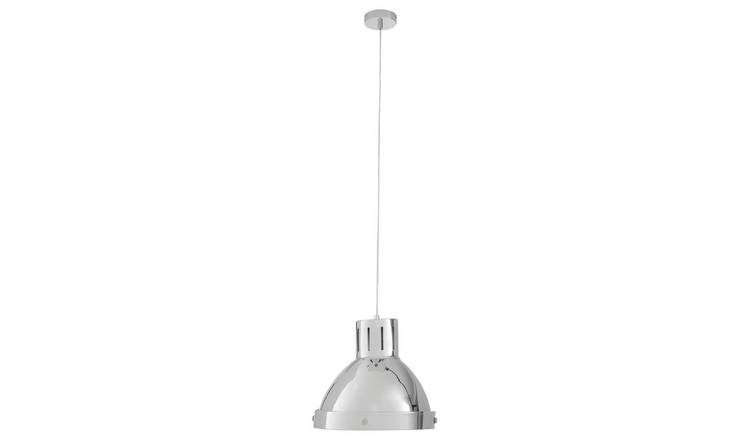 Orsina Jasper Adjustable Metal Pendant Light - Silver
