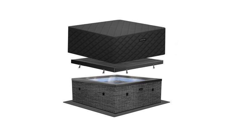 Wave Garda 4-Person Eco Foam Hot Tub with EnergySave Bundle - Flint Grey