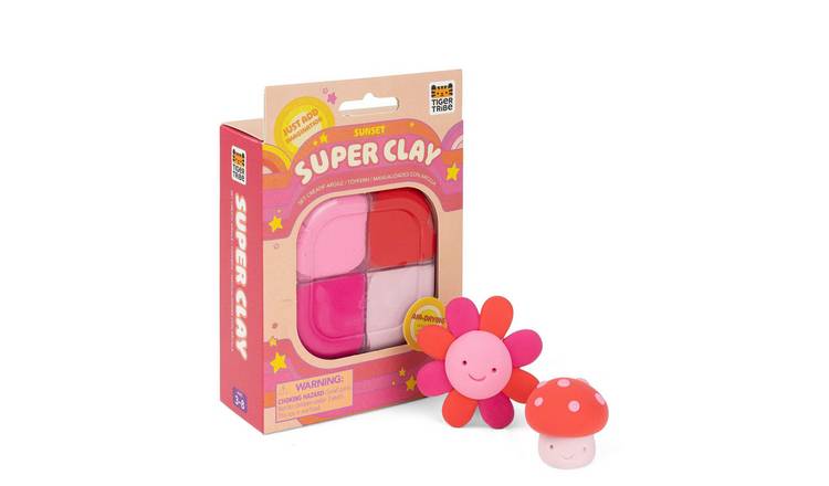 Tiger Tribe Super Clay Sunset (Pink + Red) - 4 Years +