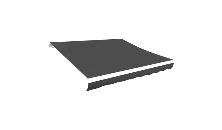 Walplus Polyester Awning Top Replacement - Anthracite - 500 x 300 cm
