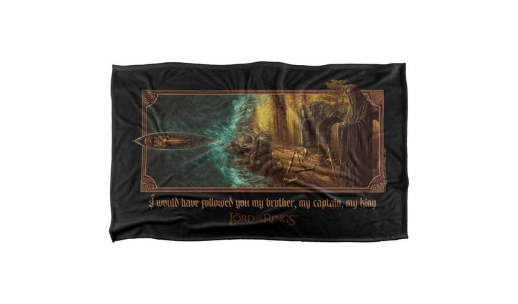 The Lord of the Rings Fellowship My King Boromir Blanket - 127cm x 152cm