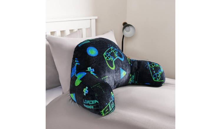 OHS Kids Gaming Fleece Cuddle Cushion - Green