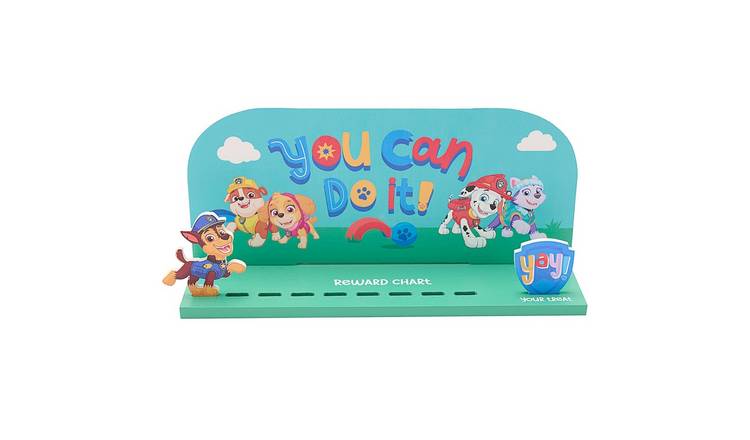 Widdop Paw Patrol You Can Do It Wooden Reward Chart - Blue