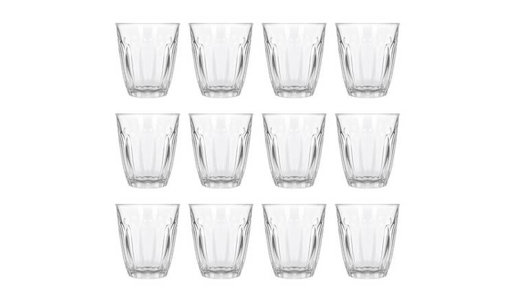 Argon Tableware Fluted Glass Espresso Glasses - Pack of 12