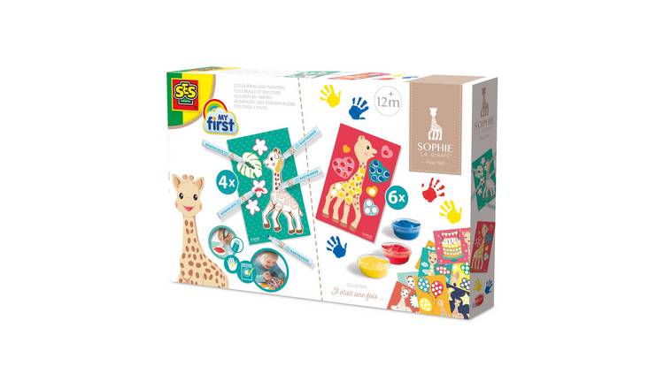 SES Creative Sophie The Giraffe Colouring And Painting Activity Set