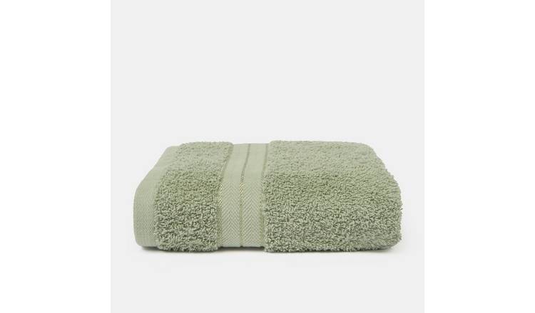 OHS Plain Pure Cotton Hand Towel - 50 x 80cm - Sage Green