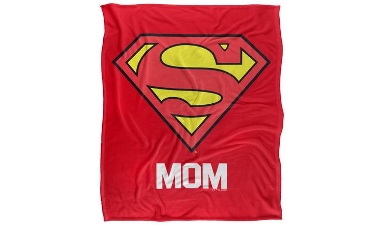 Superman Super Mom Soft Touch Mothers Day Blanket - 152cm x 127cm