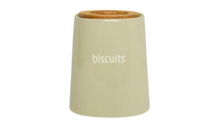 Orsina Fletcher Ceramic Biscuit Canister – Beige